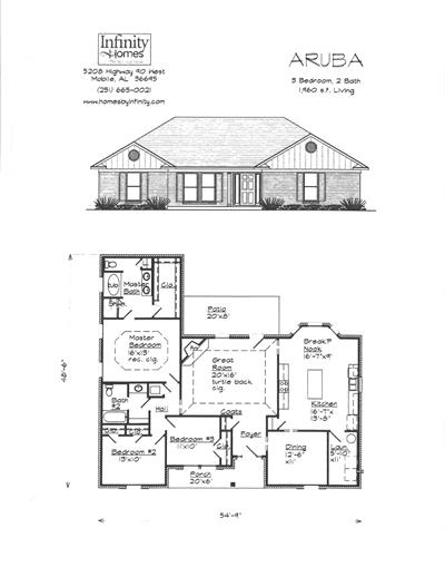 house floor plans 3 bedroom 2 bath